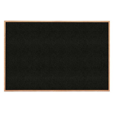 United Visual Products Sliding Door Indoor Enclosed Corkboard, 6 UV9002ACSH-BLACK-AMETHY